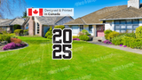 Stacked 2024 Yard Sign Package – 16" Wide x 24” Tall (Total 1 or 6 pcs) | Yard Sign Outdoor Lawn Decorations