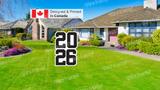 Stacked 2024 Yard Sign Package – 16" Wide x 24” Tall (Total 1 or 6 pcs) | Yard Sign Outdoor Lawn Decorations