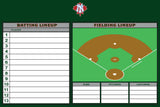 Baseball Line-Up Magnetic Board