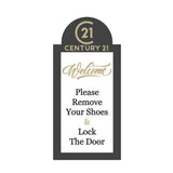 Remove Shoe Sign