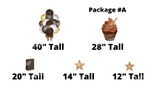 Women Designer Fashion Stylish Series Signs Package – 40" Tall Balloon  (Total 5 pcs or 11pcs) | Yard Sign Outdoor Lawn Decorations