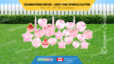 Celebrations Decor - Sparkle Glitter - 12" - 24" Decors - (Total 23 pcs) - 12 Colour Combinations | Birthday Yard Sign (Y-0363)