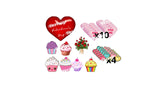 Valentine's Day Sign 22 pcs Heart and other Decors | Yard Sign Outdoor Lawn Decorations