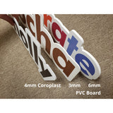 Large Custom Hashtag Signs
