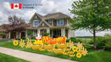 Chinese Lunar New Year "Kung Hei Fat Choi" (6" to 24" Tall) 22pcs Decors | Yard Sign Outdoor Lawn Decorations