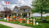 Whiskey Bottles (20"-24" tall) and Glasses (9" tall) - 11pcs decors  | Yard Sign Outdoor Lawn Decorations