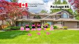 Minnie Theme Baby Shower (Girl) – Girl 20” Tall + Letters 24” Tall + Decors (Total 9pcs or 23pcs) | Yard Sign Outdoor Lawn Decorations