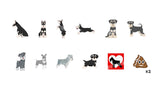Schnauzers - Yard Sign 16” Tall + Schnauzers 12" - 18” Tall + Decors (Total 13 pcs) | Yard Sign Outdoor Lawn Decorations