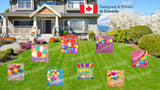 23.5" x 23.5" Congratulations Sign (Total 1pc) - 8 Design (SKU#0087)