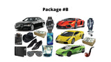 Men Luxury Stylish Signs Package –Cars Signs 16" Tall x 36" Wide + Decors  (Total 10 or 16 pcs) |Yard Sign Outdoor Lawn Decorations
