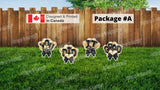 Graduaton Sign Package – You Did It Grad + Decors (Total 4pcs or 19pcs) | Yard Sign Outdoor Lawn Decorations