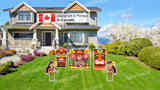 ALOHA Sign Package – ALOHA Sign 24" Tall + Decors (Total 5 pcs) | Yard Sign Outdoor Lawn Decorations