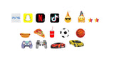 Birthday Accessories - Boys Package (Total 17pcs) | Yard Sign Outdoor Lawn Decorations