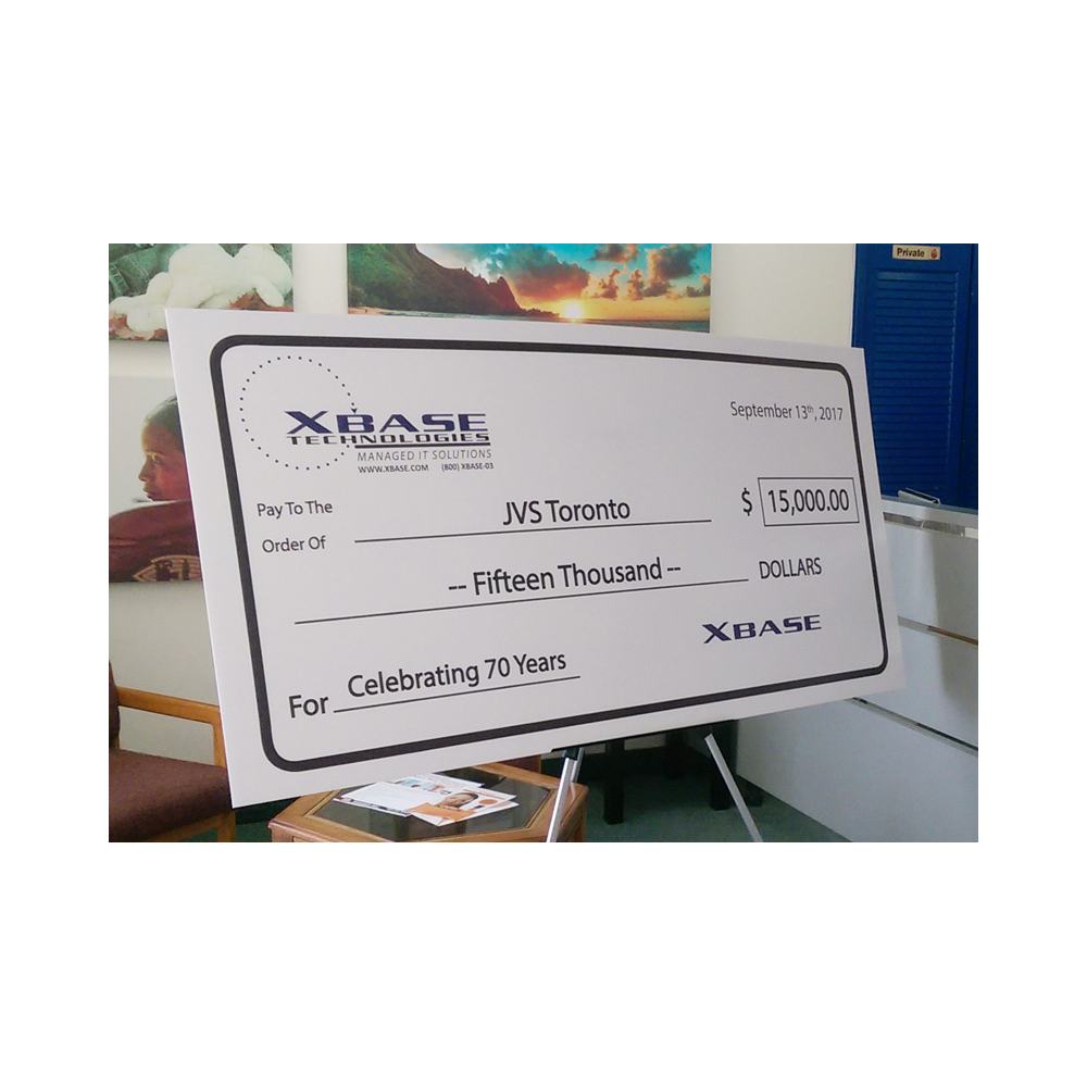 Large Numbers Cheque Custom Giant Cheques & Presentation Cheques | Personalized Award ...