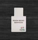 "Room Being Serviced" Door Card