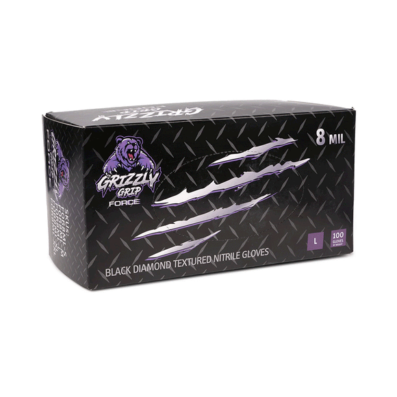 Grizzly Grip Nitrile Gloves (8mil)