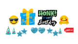 HONK! It's my Birthday Signs Package – Birthday Sign 22" Tall + Decors (Total 14 pcs)|Yard Sign Outdoor Lawn Decorations