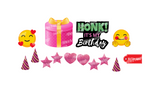 HONK! It's my Birthday Signs Package – Birthday Sign 22" Tall + Decors (Total 14 pcs)|Yard Sign Outdoor Lawn Decorations