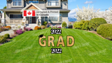 Grad 2022 Sign Package – 24" Tall Letter  + Decors (Total 7pcs)  | Yard Sign Outdoor Lawn Decor