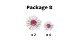 Daisy Flower - Yellow and Pink Package (Total 6 or 12pcs)  | Yard Sign Outdoor Lawn Decorations | Yardabrate Designer Series