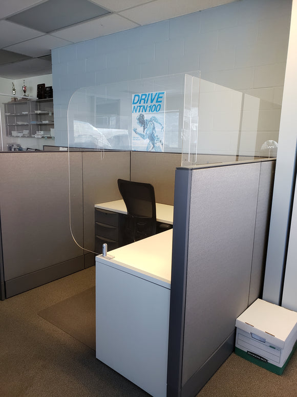Cubicle Barrier (4.5mm Acrylic)