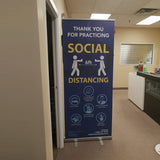Retractable Banner (Social Distancing)