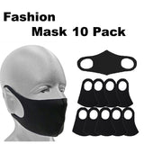 Ultra Thin Cloth Face Mask (Non Medical use) - Black