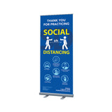 Social Distancing Retractable Banner (English / French)