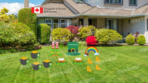 St Patrick's Day - 13pcs | Yard Sign Outdoor Lawn Decorations
