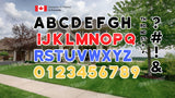 24" Tall Alphabet Kit (Regular Font) | Birthday Yard Sign - Rental Business Kit (Y-0019)