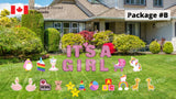 It's a Girl Package (Baby Shower) - 14pcs or 25pcs | Yard Sign Outdoor Lawn Decorations