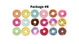 Donut Package - 16" Tall - 9pcs or 18pcs | Yard Sign Outdoor Lawn Decorations