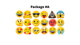 Emoji Package - 16" Tall - 9pcs or 18pcs | Yard Sign Outdoor Lawn Decorations