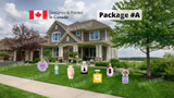 Perfume Package - 24" Tall - 7pcs or 15pcs | Yard Sign Outdoor Lawn Decorations