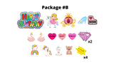 Happy Birthday Princess Packages - 24" Tall Sign & Characters (Total 7pcs or 20pcs) | Yard Sign Outdoor Lawn Decorations