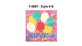 23.5" x 23.5" Congratulations Sign (Total 1pc) - 8 Design to Choose from  | Yard Sign Outdoor Lawn Decor | Happy Birthday Set