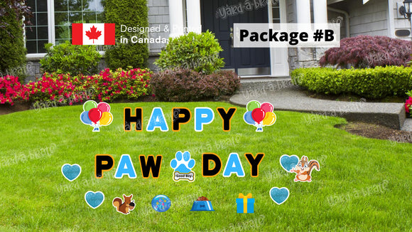 Happy Pawday Package – Balloon 18