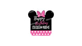 Happy Birthday Sign (24" Tall) (Mickey & Minnie Style) - QTY 1 pc | Yard Sign Outdoor Lawn Decor | Happy Birthday Set