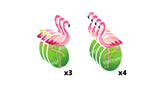 Flamingo Signs Package – Flamingo 24" Tall (Total 7pcs) | Yard Sign Outdoor Lawn Decorations