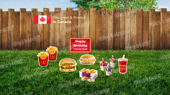 McDonald Theme Happy Birthday Sign 16