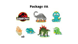 Dinosaur Signs Package – Dinosaur 12”-24" Tall + Park Sign 18" Tall + Decors  (Total 9pcs or 17pcs) |Yard Sign Outdoor Lawn Decorations