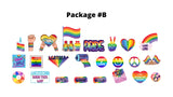 PRIDE LGBTQIA+ Sign Package (Total 12pcs or 24pcs) | Yard Sign Outdoor Lawn