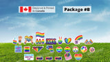 PRIDE LGBTQIA+ Sign Package (Total 12pcs or 24pcs) | Yard Sign Outdoor Lawn
