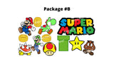 Super Mario Bros Sign Set, 24" Tall Characters + Decors (Total 8/9 pcs or 12/13 pcs) | Yard Sign Outdoor Lawn Decorations