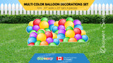 47" Wide x 23" Tall Multi-Color Balloon Decoration Set (Total 4 pcs) | Yard Sign Outdoor Lawn Decorations | Yardabrate Designer Series