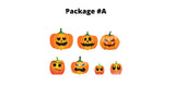 Halloween Pumpkins Yard Decoration (Total 7 pcs or 14 Pcs) | Yard Sign Outdoor Lawn Decorations | Happy Halloween Series | Made in Canada